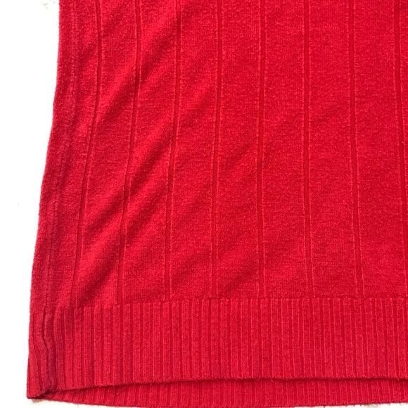 BIZARRE | Red Sequin 3/4 Sleeve Women’s Christmas Holiday Pullover Sweater - Picture 7 of 14